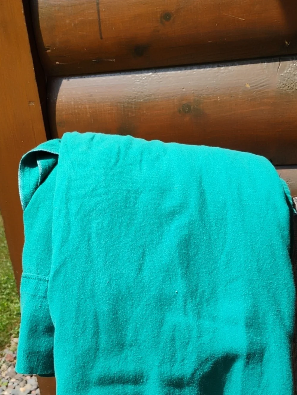 🪶 GREEN FLANNEL SHEET QUEEN WEST POINT FLAT VNPLC